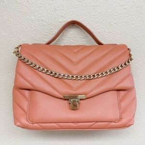A New Day Peach Target Purse with Chain Detail